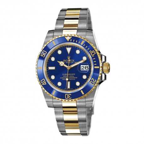 Rolex Submariner Date Two Tone  16613  Blue Dial 3135 Eta Saat