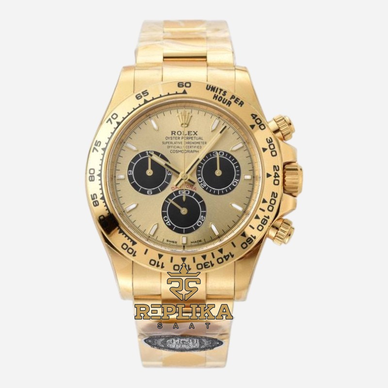 Rolex Daytona 126508 Oystersteel 40mm Gold Kasa Clean 4131 Super Clone ETA