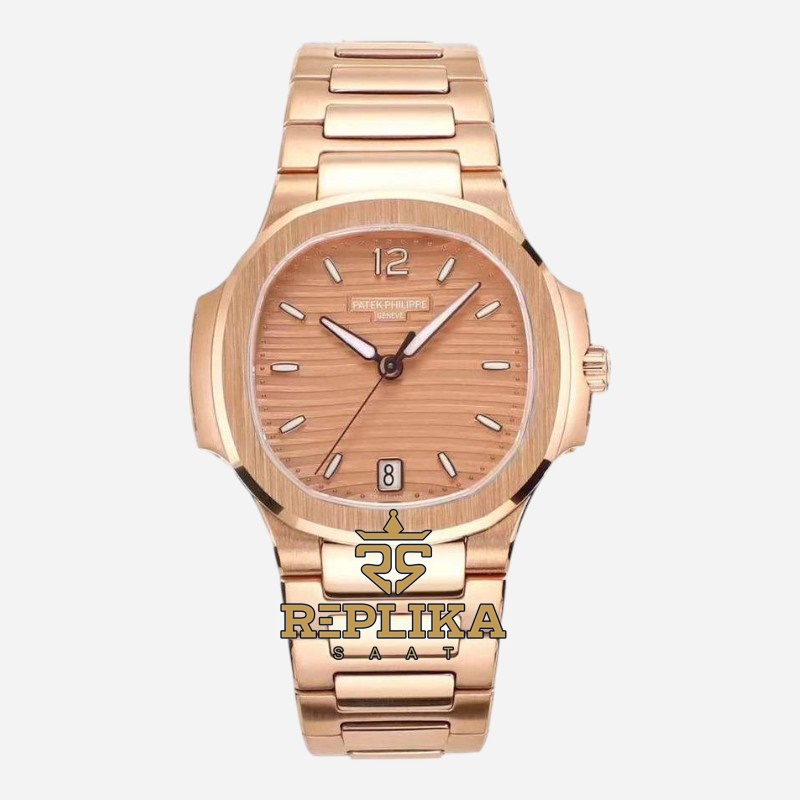 Patek Philippe Nautilus 7118 Ladies Rose Gold Super Clone ETA