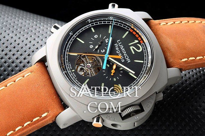 Panerai Luminor 1950 Regatta Flyback Kahve Tourbillon