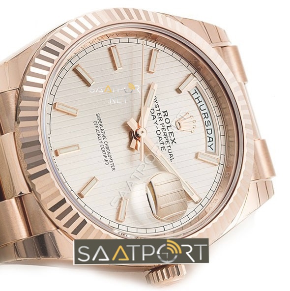 Rolex Day Date Rose Gold Eta Mekanizma