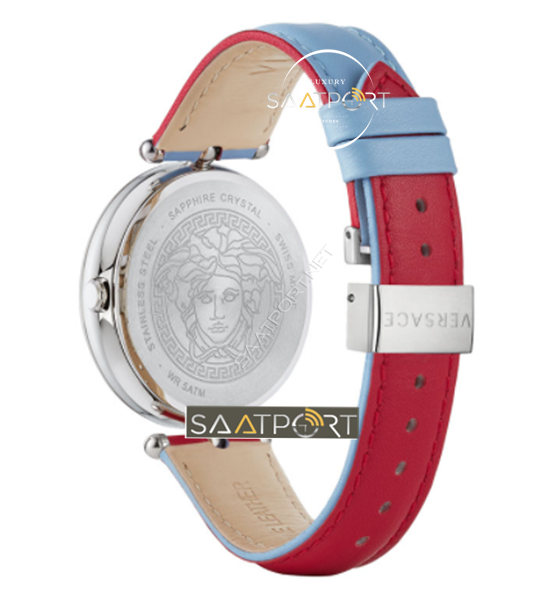 Versace Red Blue 39mm Palazzo Empire Watch