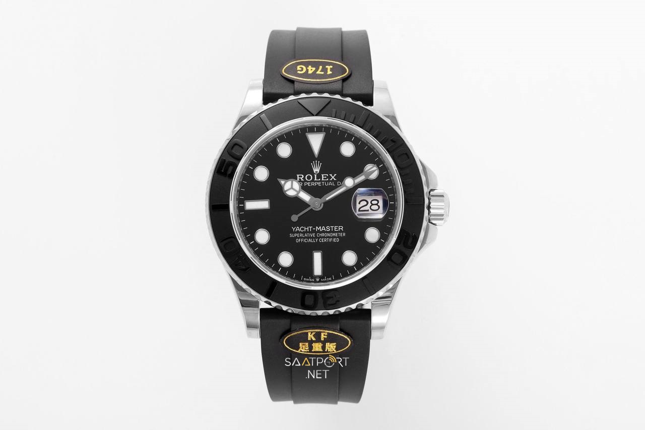 Rolex Yacht-Master 42mm Silikon Kordon Super Clone Eta KF factory