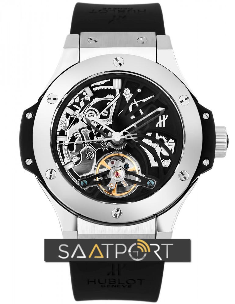 Hublot Big Bang İskelet Model Otomatik Silikon Kordon