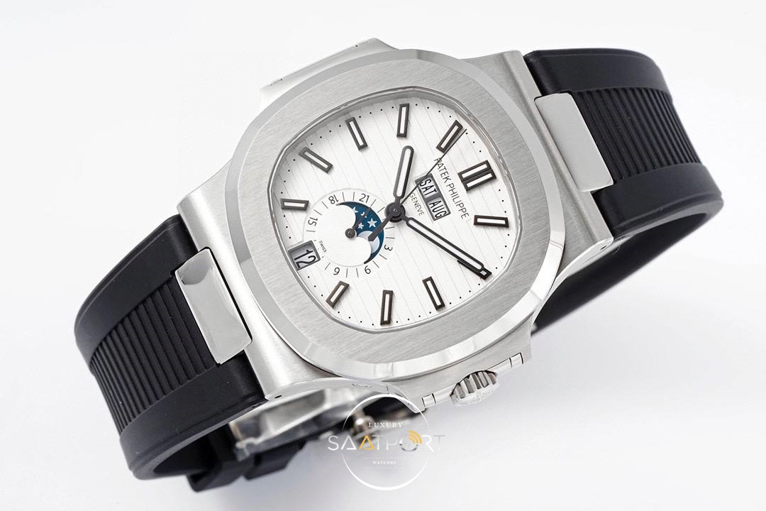 Patek Philippe Nautilus 57261A-001 White Rubber Super Clon Eta