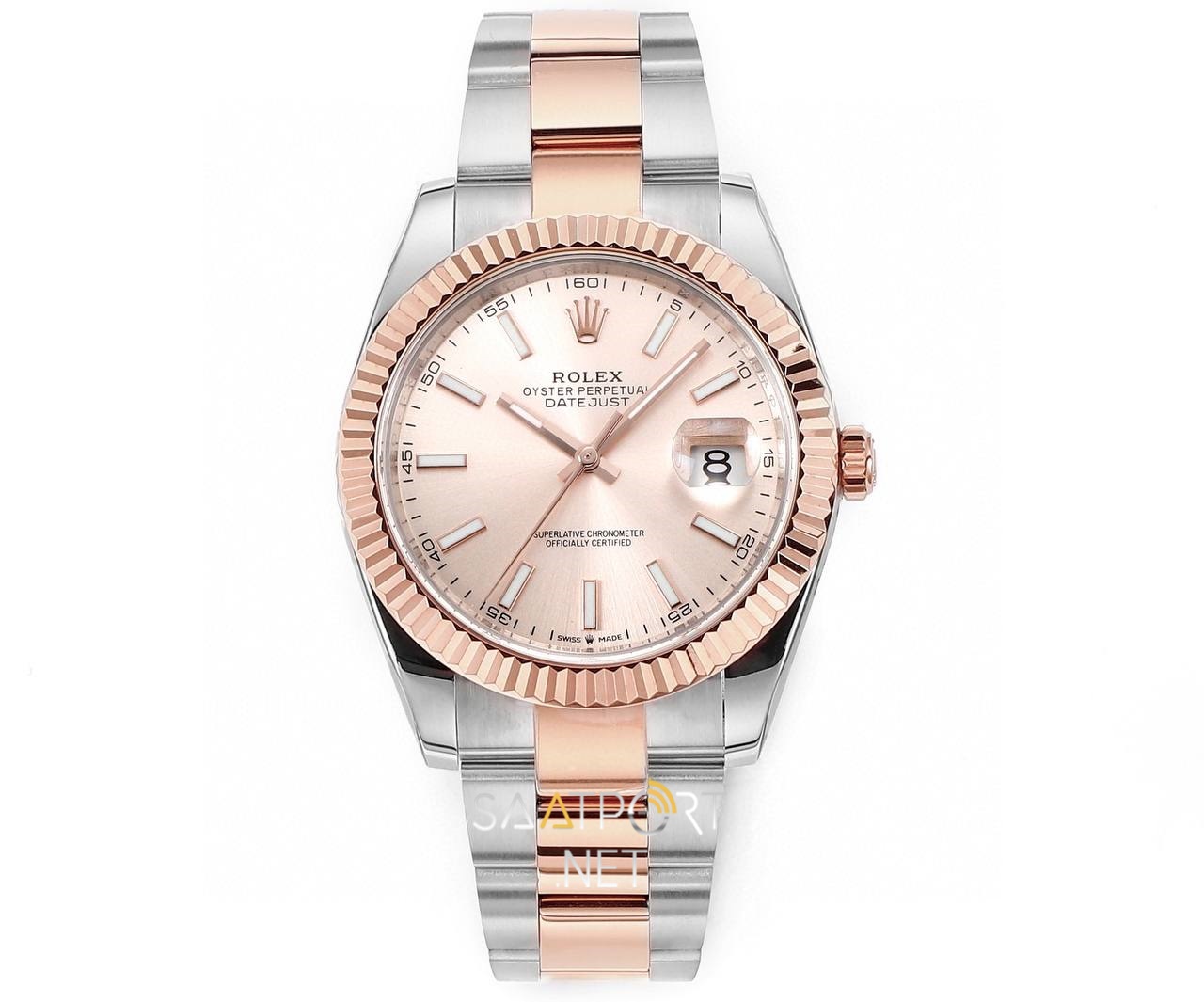 Rolex Datejust 41 mm 126331 Pink 126331 Super Clon Eta