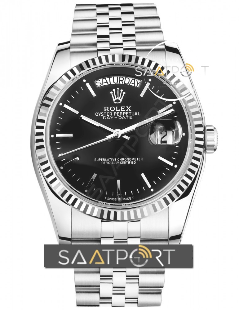 Rolex Day-Date Black Mavi Kadran İndex 40 mm