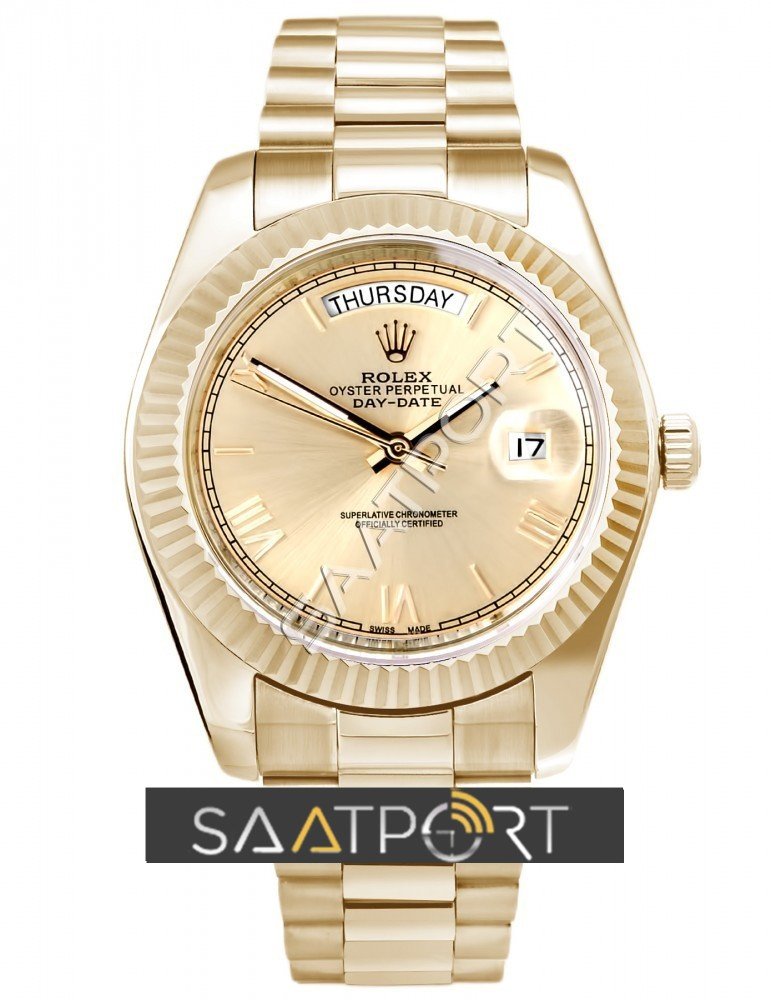 Rolex Day- Date President Gold Kasa Roma Rakamlı