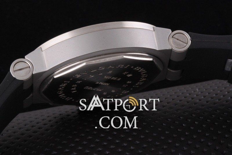 Bvlgari Diagono Titanium Silver Chronograph II