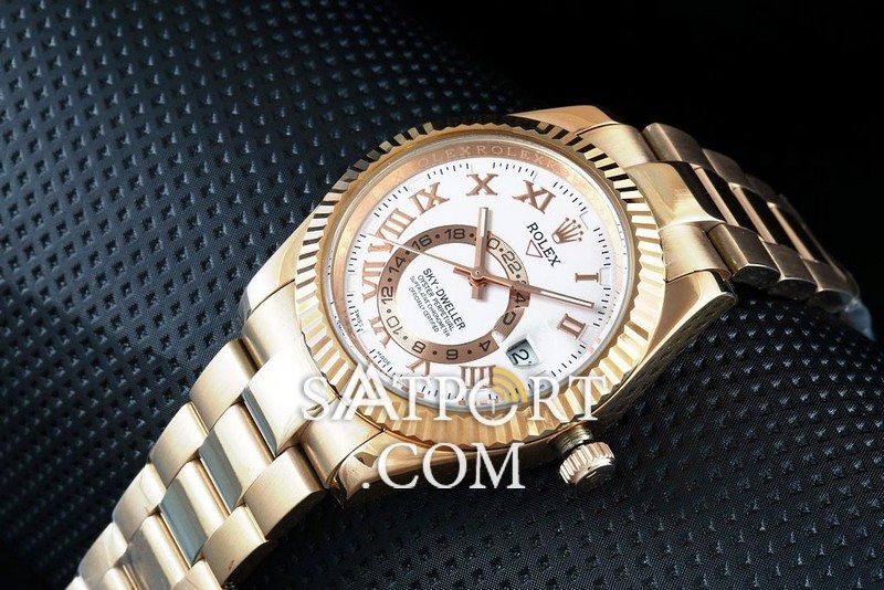 Rolex Sky-Dweller 326935 Gold Otomatik 316L