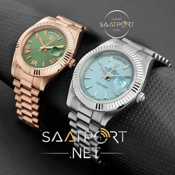 Rolex Day Date  yeşil kadran jübile Kordon