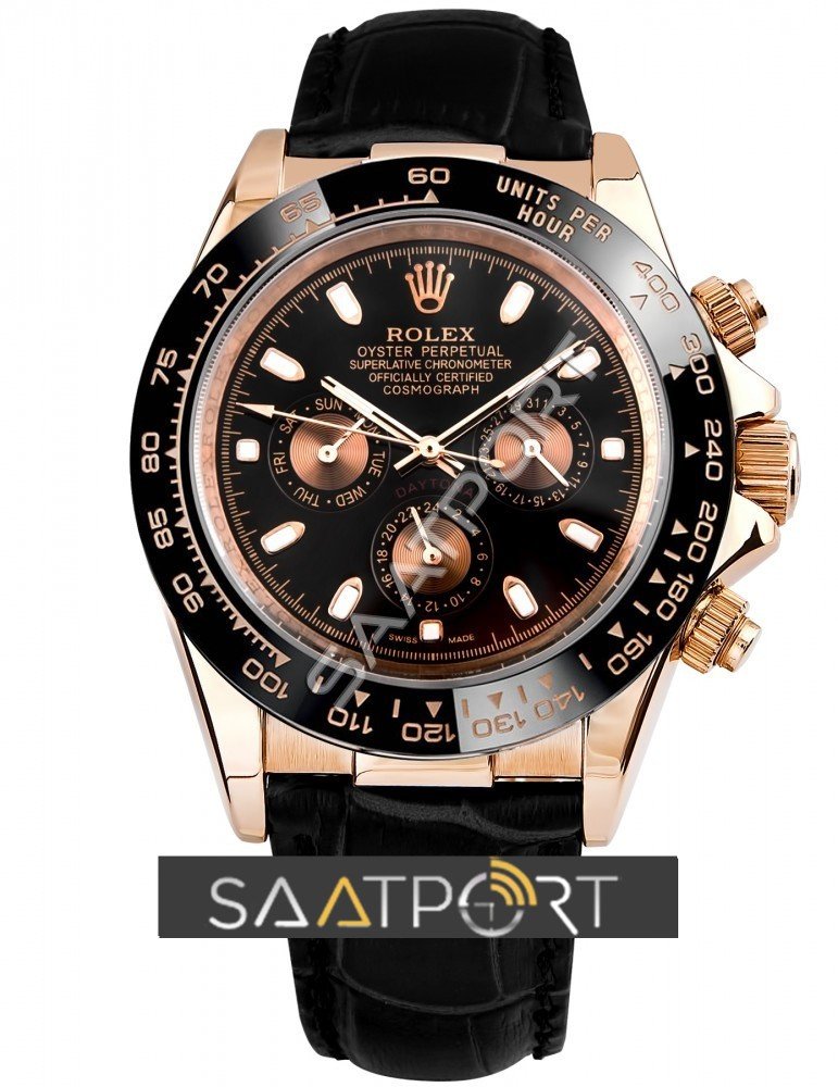 Rolex Daytona Deri Kordon 7750 Eta saat Mekanizma