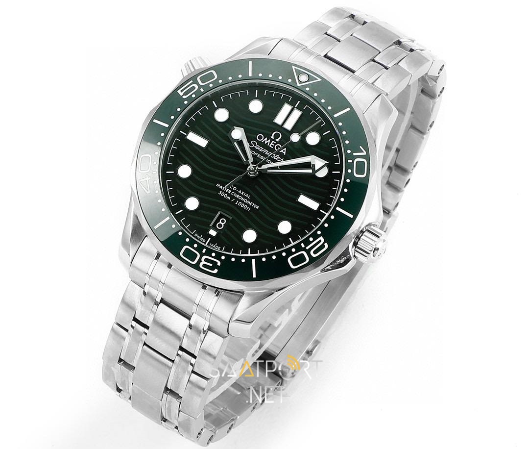 Omega Seamaster Diver 300M Green Steel Super Clone Eta