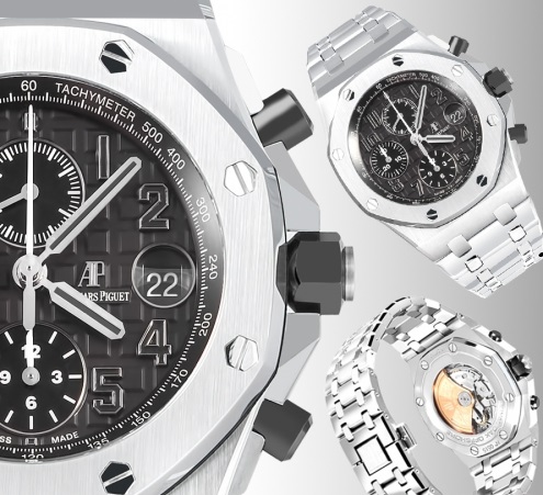 Audemars Piguet Eta Saat Royal Oak Offshore Chronograph Stell 42mm