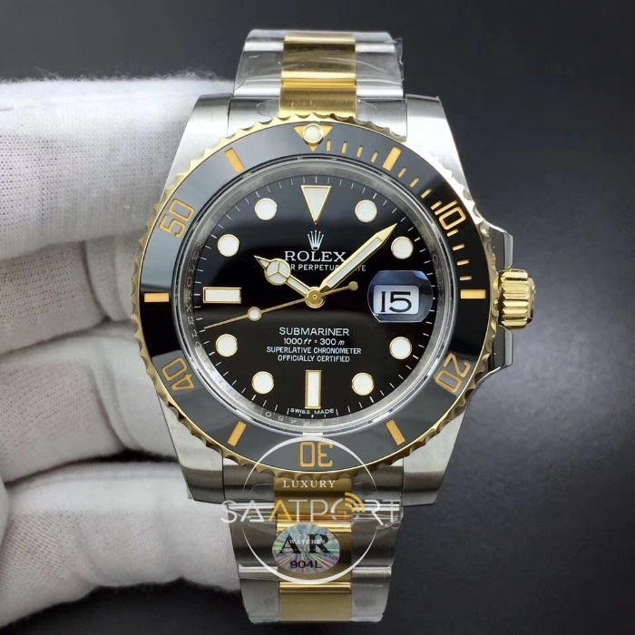 Rolex Submariner 116613 LN Black Ceramic ARF 1-1 Stell 904L Super CLON 3135 V2