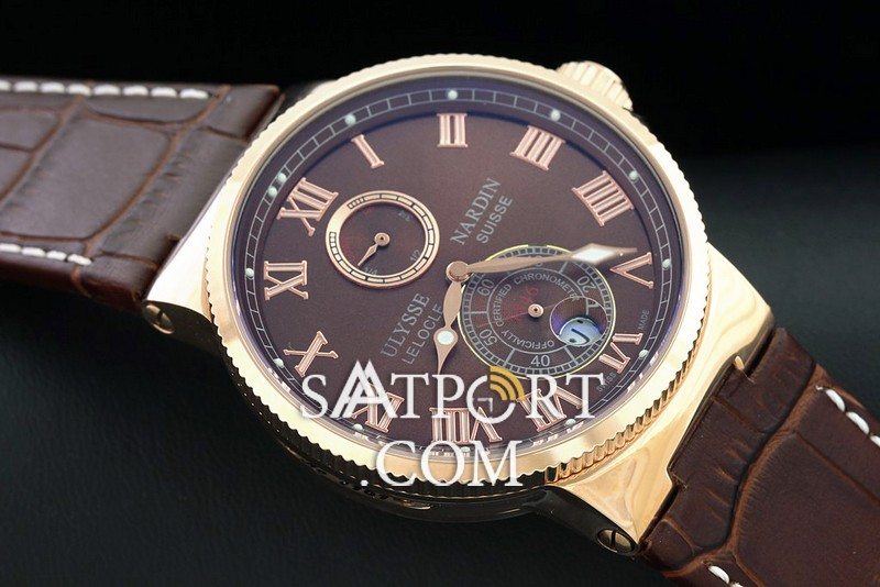 Ulysse Nardin Le Locle Deri Kordon Kahve