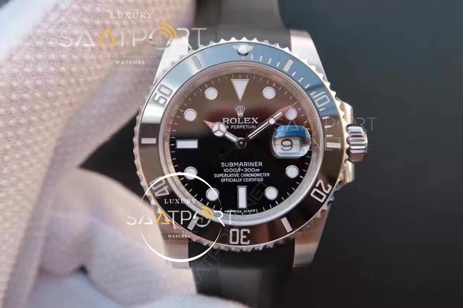 Rolex Submariner Silikon Kordon Eta Saat