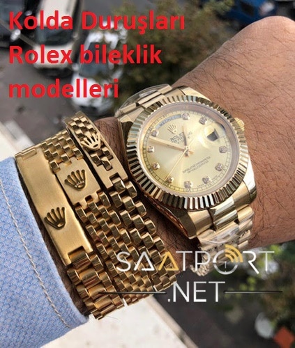 Rolex Tacı Gümüş Siyah pvd kaplama bileklik model Serisi