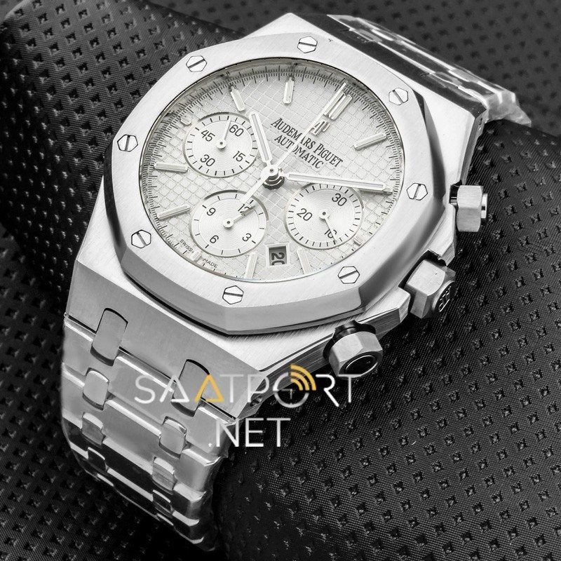 Audemars Piguet Royal Chronograph Swiss Eta Beyaz Kadran