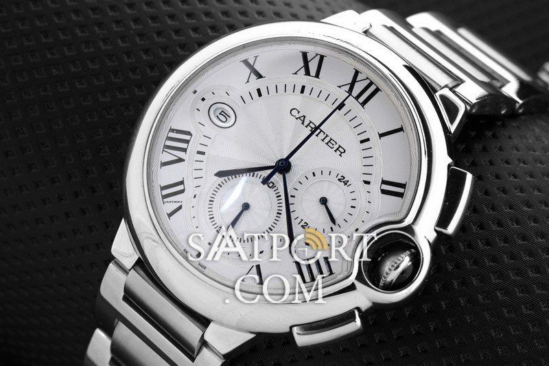 Cartier Ballon Bleu Erkek Saati Silver