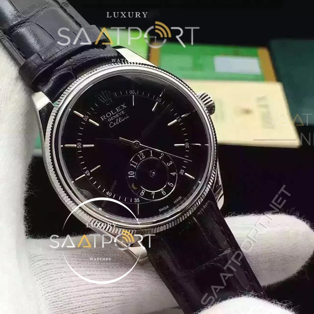 Rolex Cellini Dual Time Silver