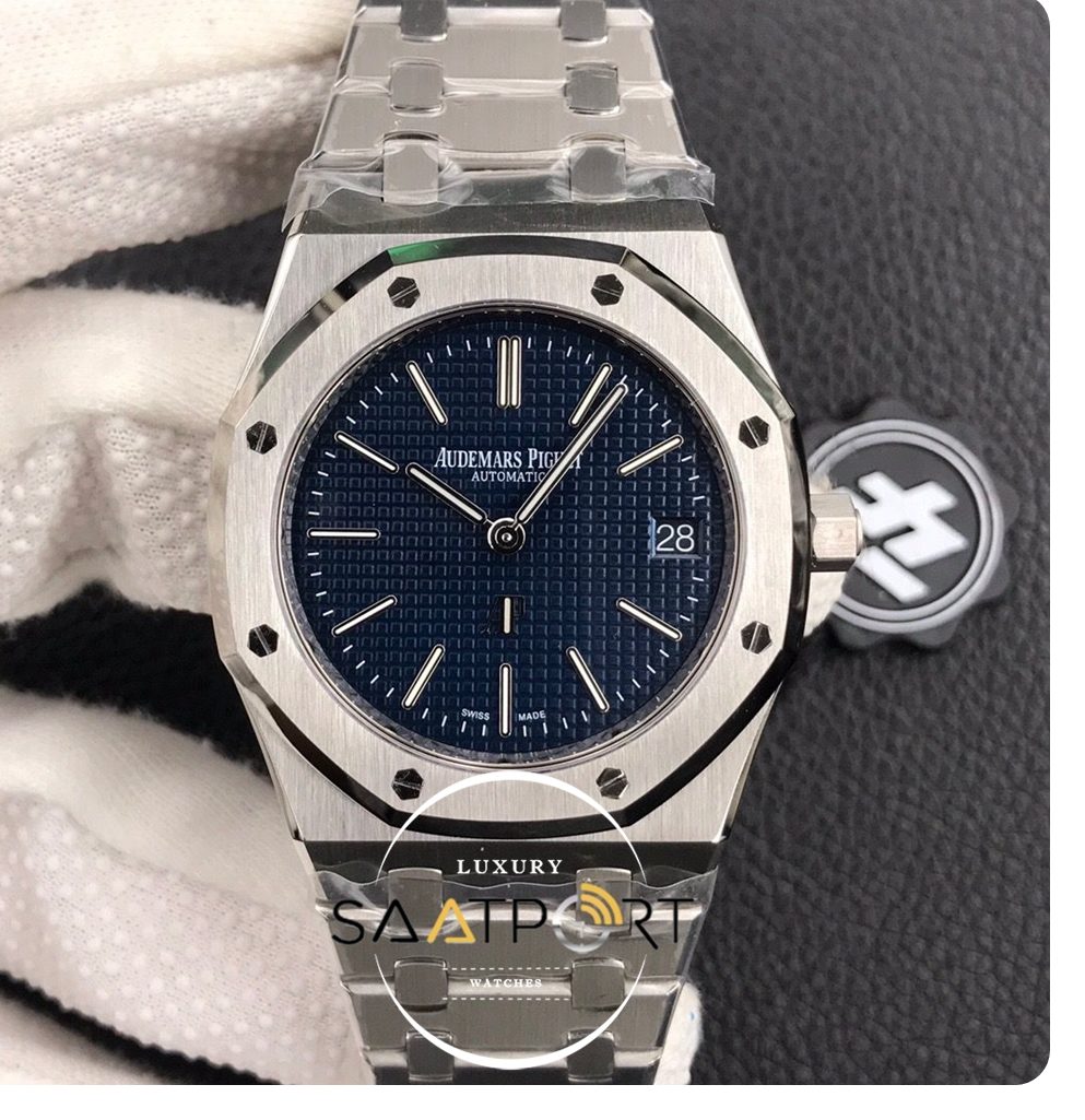 Audemars Piguet Royal Oak Ultra Thin 15202 Mavi Kadran ZF Factory Super Clone ETA