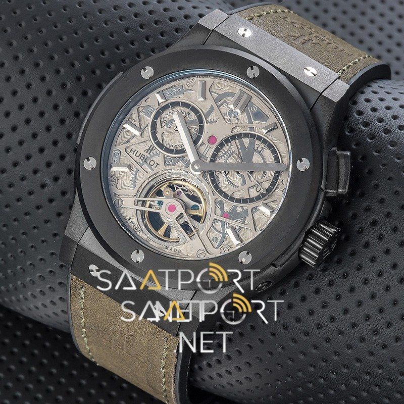 Hublot Aerofusion Moonphase Green Pvd Case