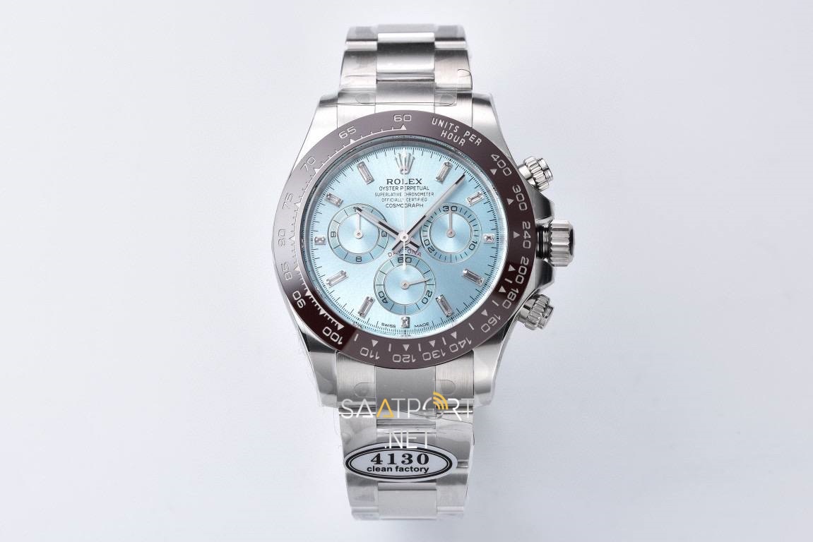 Rolex Daytona 40mm Chronograph Platinum 126506 Super Clone ETA