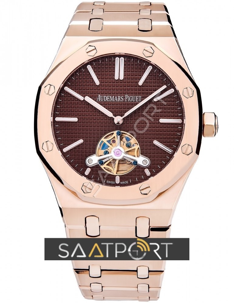 Audemars Piguet Royal Oak Tourbillon Rose Kahve Kadran