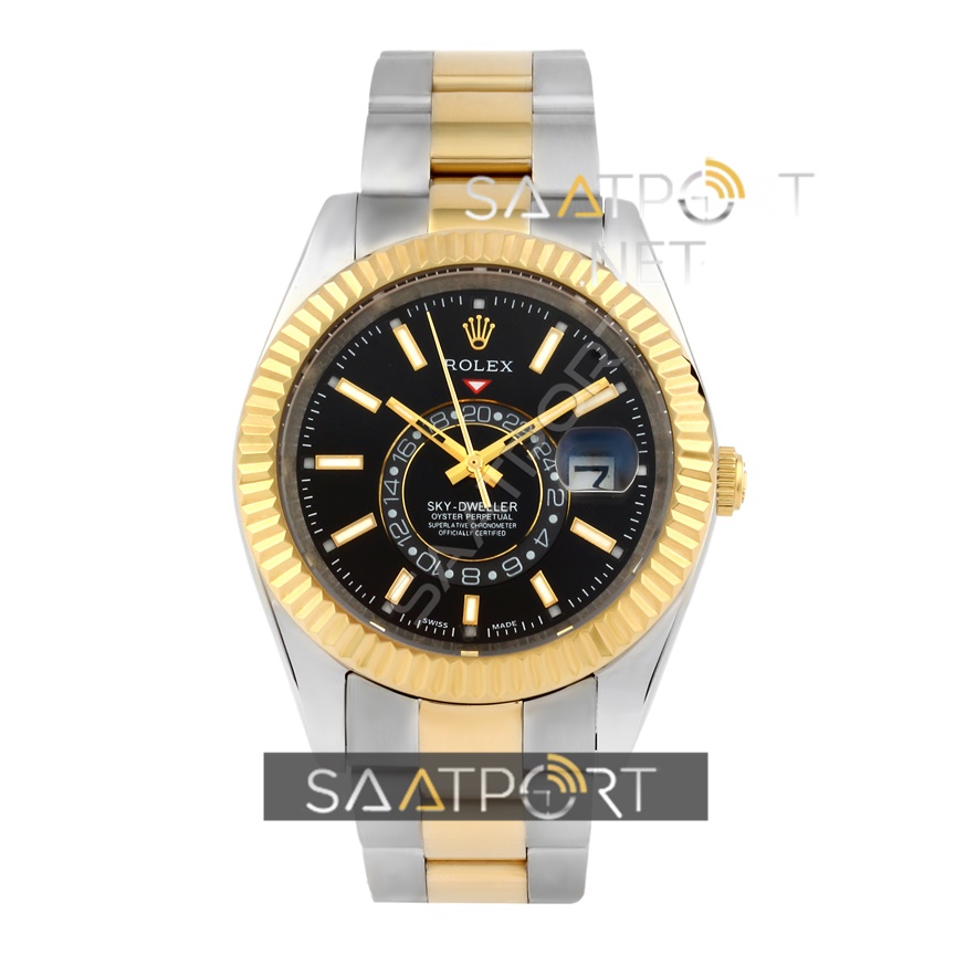 Rolex Sky Dweller 326933 Siyah Kadran 316L Çelik