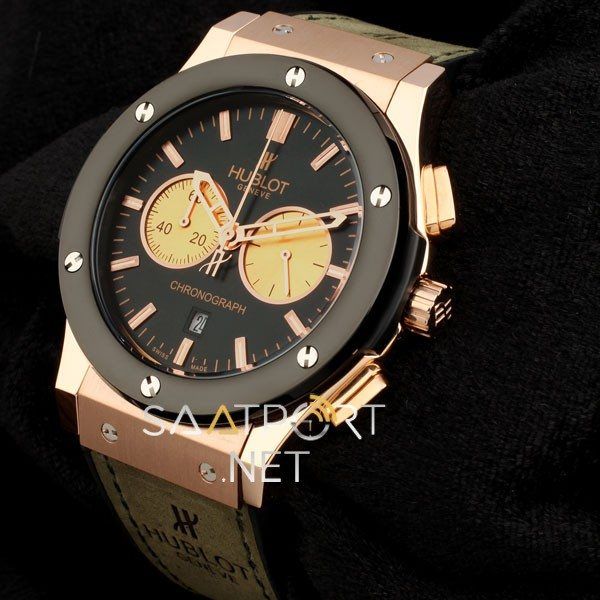 Hublot Vendome Classic Fusion Yeşil Gold