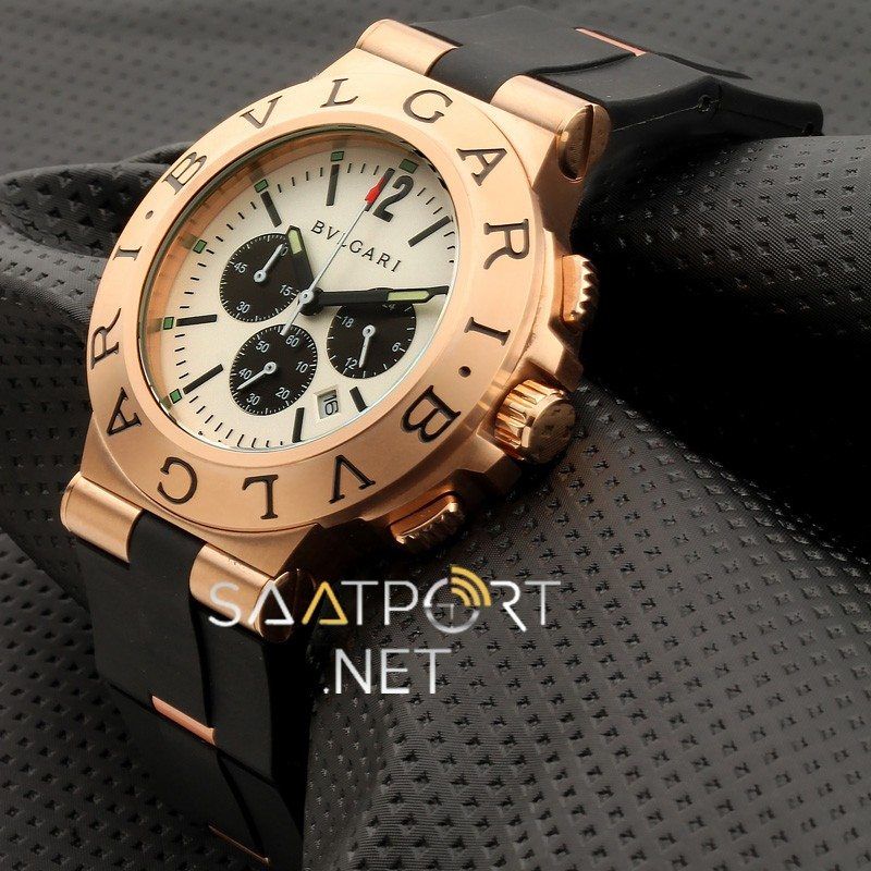 Bvlgari Diagono Titanium Gold Chronograph