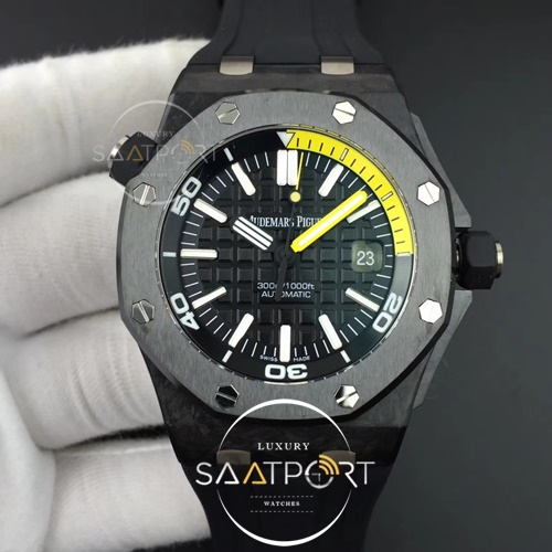 Royal Oak Offshore Diver Forged Carbon XF 1-1 Best Edition on Rubber Strap A2836 V2