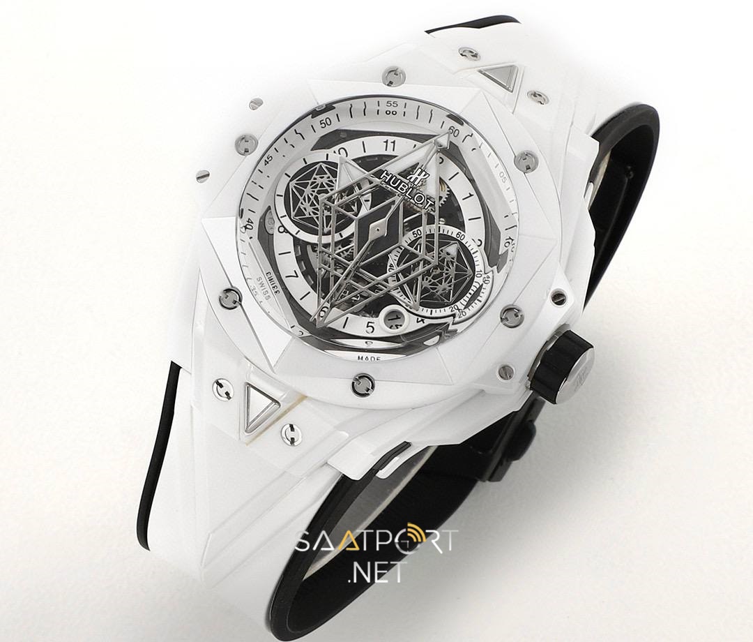 Hublot Big Bang Sang White II HUB1240 İskelet Kadran Super Clone ETA