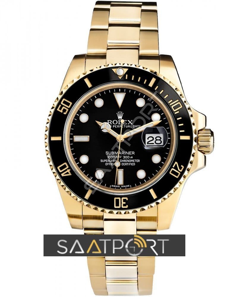 Rolex Submariner Sarı Kasa 116618LN Ceramic