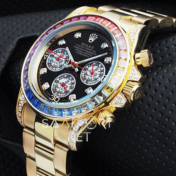 Rolex Daytona Baget Taşlı Saati II