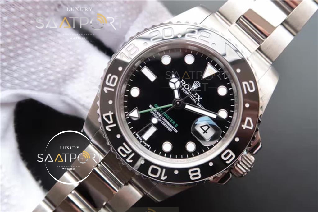 Rolex Gmt Master 2 Black 904L Çelik 126710 ETA