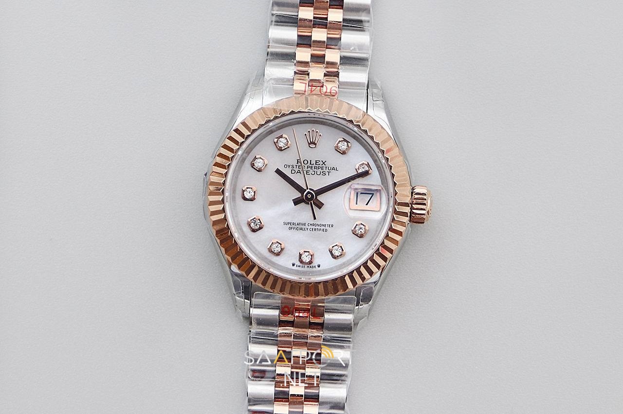 Rolex Datejust 28mm Two Tone Sedef Kadran Eta