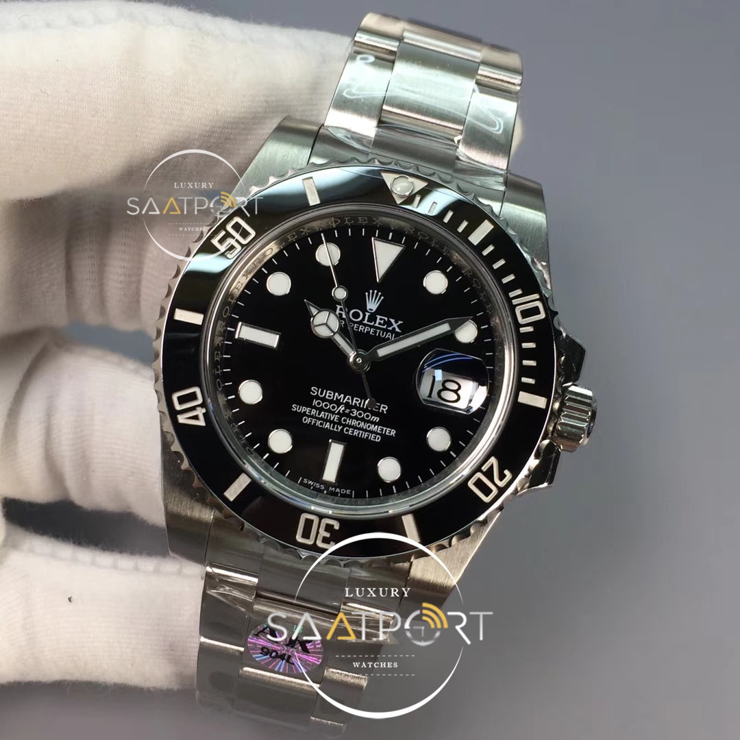 Rolex Submariner 116610 LN Black Ceramic ARF 904L SS Case and 2824 V2