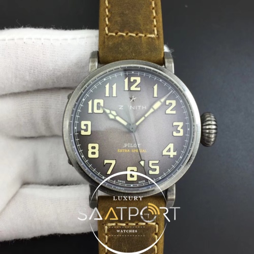 Pilot Type 20 Extra Special 40mm AgedAsso Strap  Brown