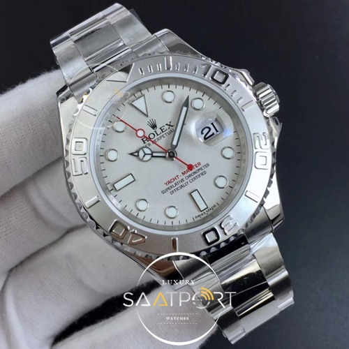 Yacht-Master 116622 ARF 904L 1-1 Best Edition Silver Dial on SS Bracelet SH3135