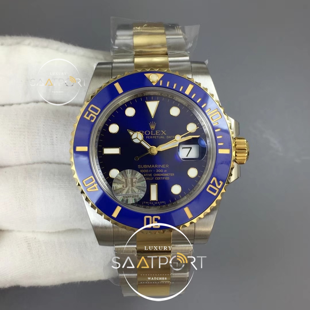 Rolex Submariner 116613 LB Best Edition Blue Dial on SSYG Bracelet A2824