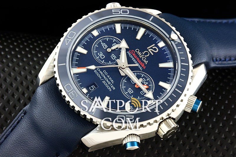 Omega Seamaster Mavi Deri Kordon