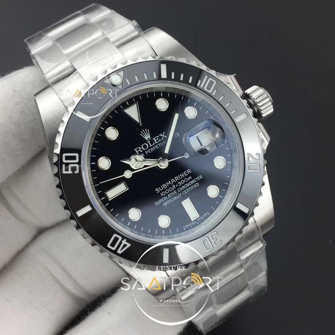 Rolex Submariner 116610 LN Black Ceramic V8 316 F Steel 1-1 ETA SUPER CLON 3135