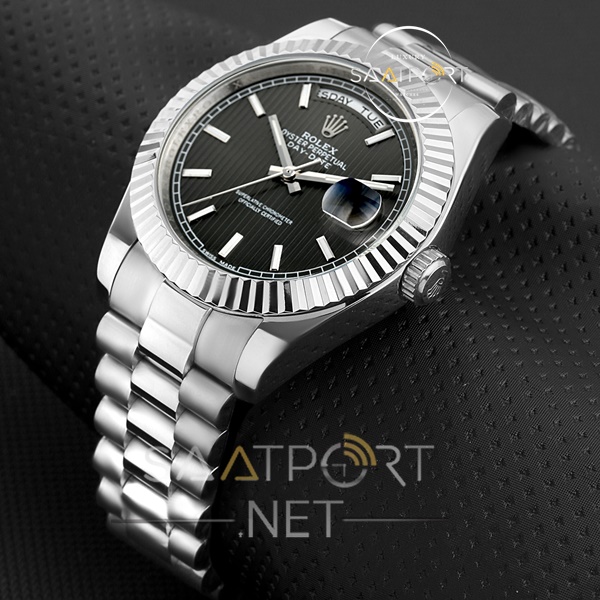 Rolex Day Date Silver İndex Modeli