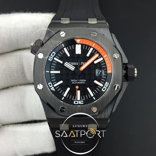 Royal Oak Offshore Diver Real Black Ceramic XF 11 Best Edition on Black Rubber Strap A3120 V2