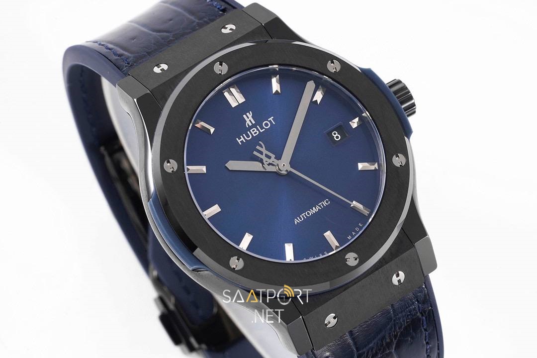 Hublot Classic Fusion Black Ceramic Blue Dial