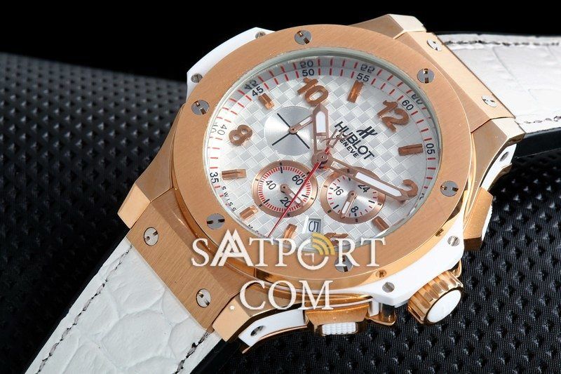 Hublot Big Bang Deri Beyaz Gold