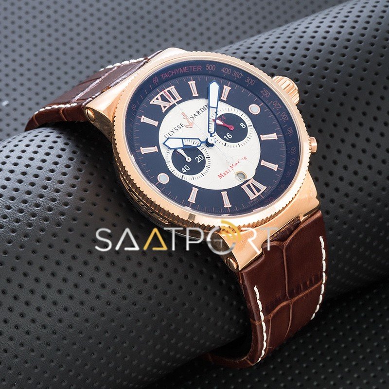 Ulysse Nardin Maxi Marine Kahverengi Deri