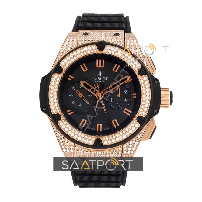 Hublot King Power Gold Taşlı Model